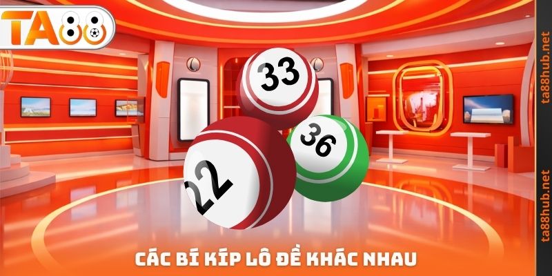 Bí Kíp Lô Đề TA88 - Đa Dạng Chiến Thuật Cá Cược Khác Nhau 3 Các bí kíp lô đề khác nhau